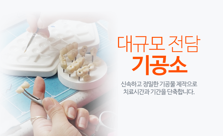 대규모 자체 기공소